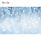 Рождественский зимний Лес Дерево снег Снежинка ветки декорации фоны для фотосъемки фон для фотостудии реквизит