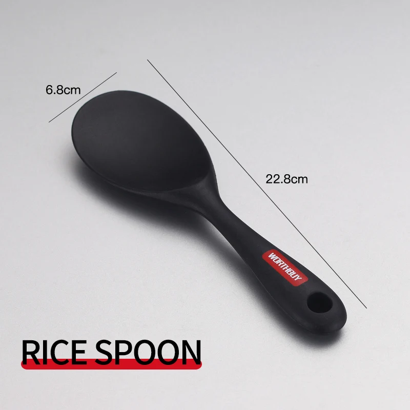 

Silicone Spatula Non-stick Cookware Special Spatula Cooking Spatula Soup Spoon Set High Temperature Kitchenware Pancakes