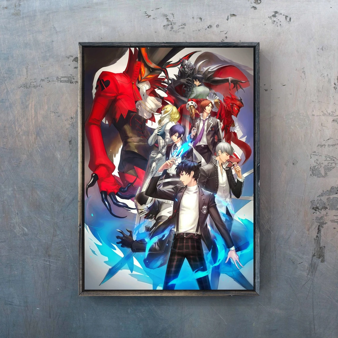 Плакат для видеоигр Persona 5 плакат из аниме ПК PS4 эксклюзивный ролевых игр