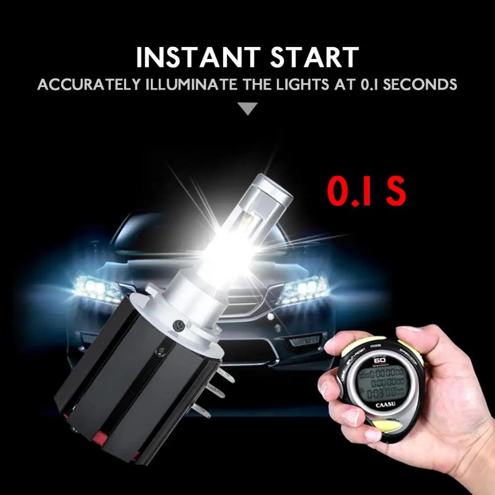 

2PCS Car H15 LED Bulb Headligh 70W/48W 16000LM/5600LM Wireless Car Headlight Lamp 12V Conversion Driving Light 6500K White LED