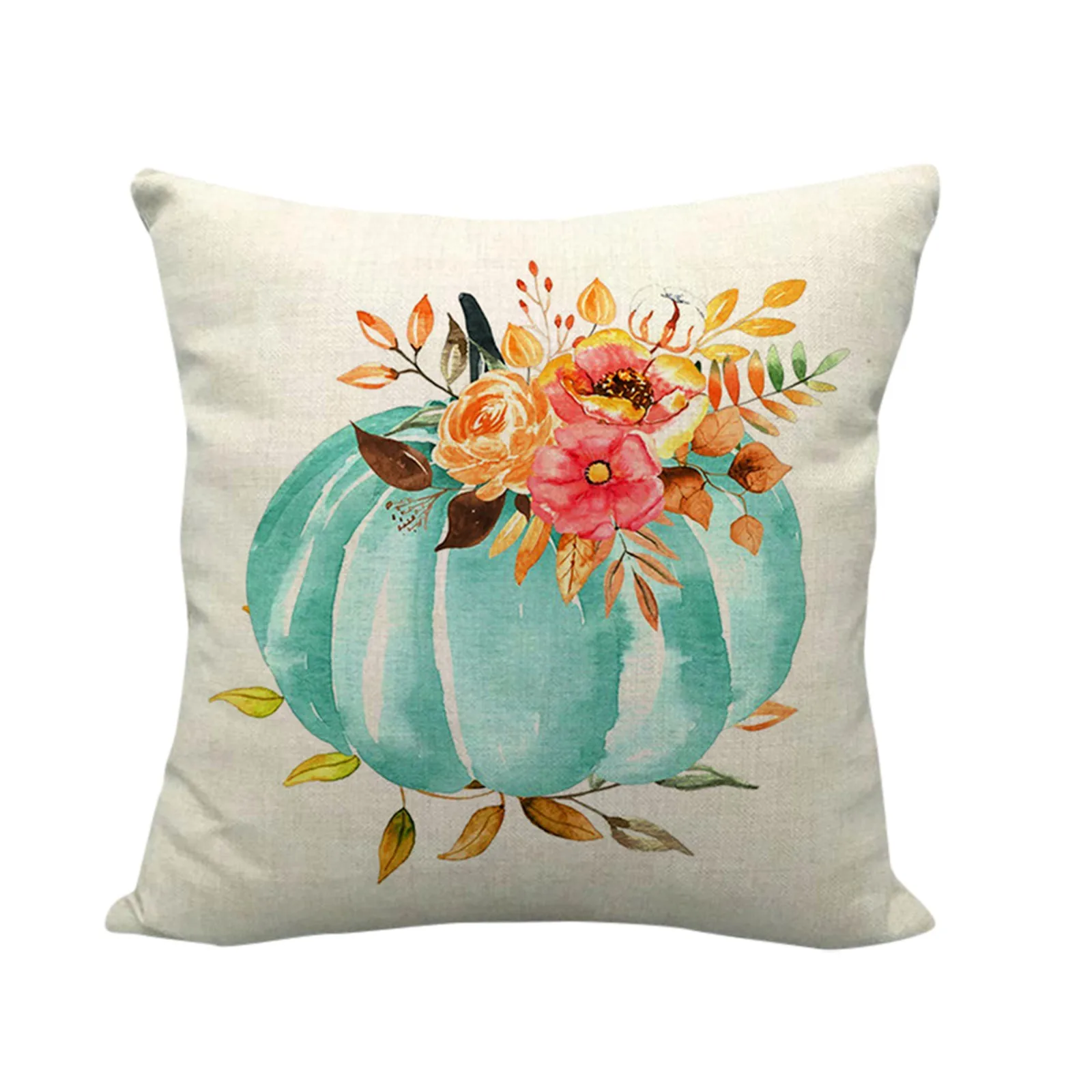 1/4 шт. Подушка Чехол s Хэллоуин с изображением тыквы крышка квадратная День