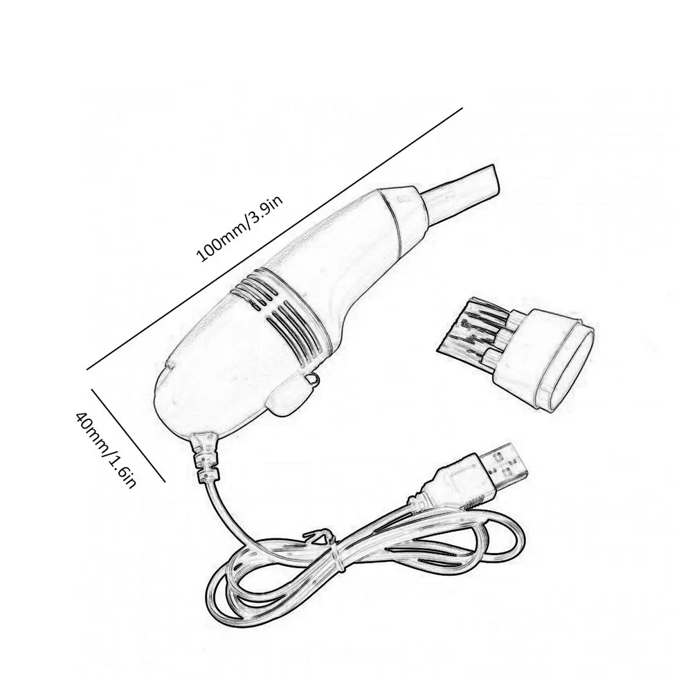 

Keyboard Cleaner USB Mini Vacuum Dust Machine For Computer Laptop PC Hot Worldwide Promotion-F1FB