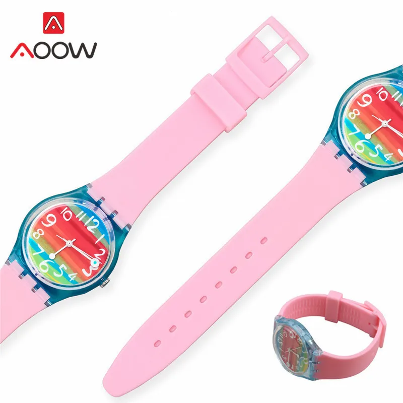 Красочные Силиконовый ремешок для наручных часов часы swatch 12 мм 16 мм 17 мм/19 мм/20 мм/резина, сменный ремешок для наручных часов, ремешок, автомобильные аксессуары, розовый цвет черный
