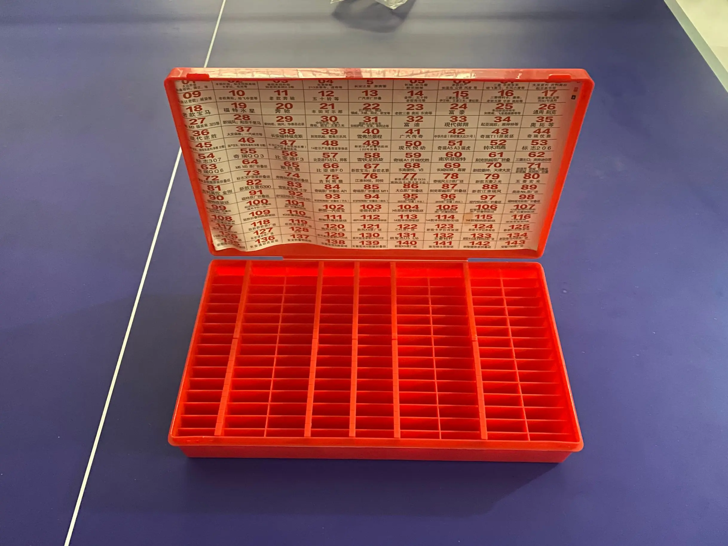 Складной ящик для хранения ключей пустая пластиковая коробка всего 144 мест