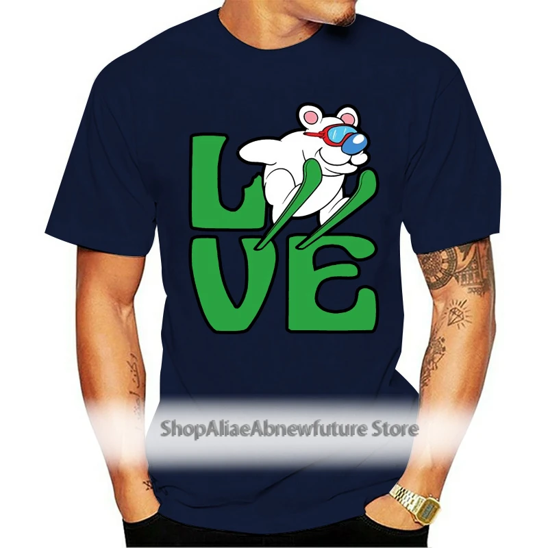 

Men t shirt Polar bear Ski Skiing Freestyle Winter Sports Snow(1) tshirts Women t shirt