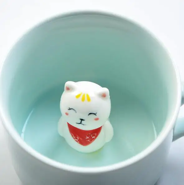 Распродажа милые животные 3D Керамические Кружки Кофейные кружки чашки молоко