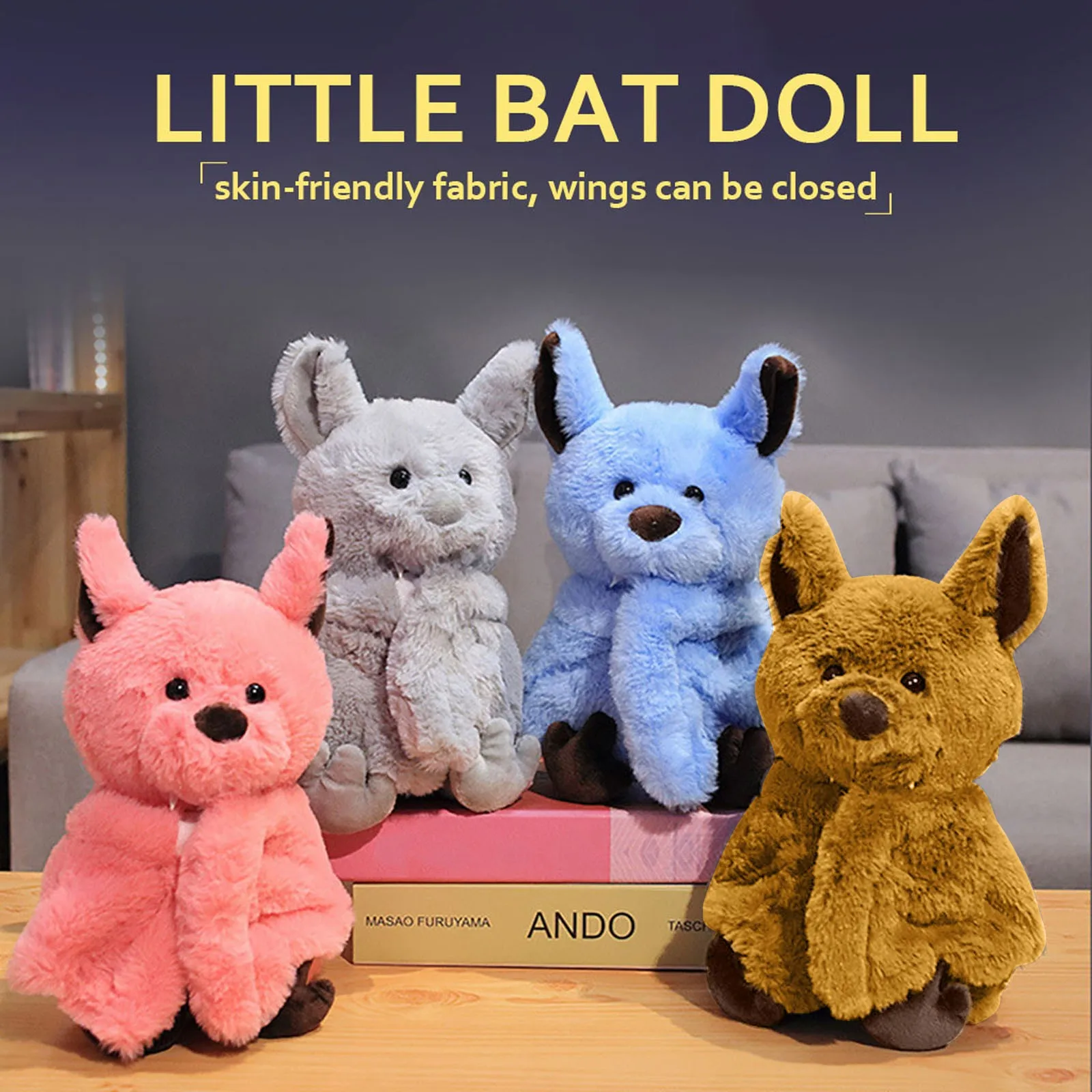 Маленький Дьявол мягкая кукла летучая мышь плюшевый Ленивец игрушки Мультяшные