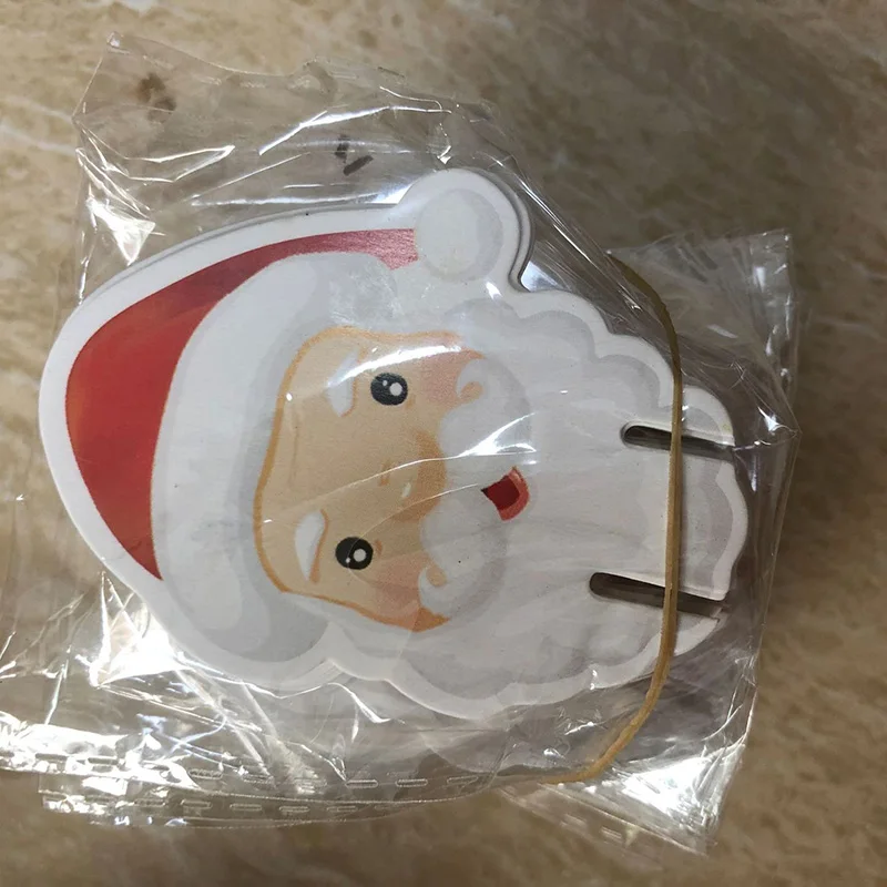 10 шт. рождественские украшения для дома стеклянный знак флаг на Рождество с