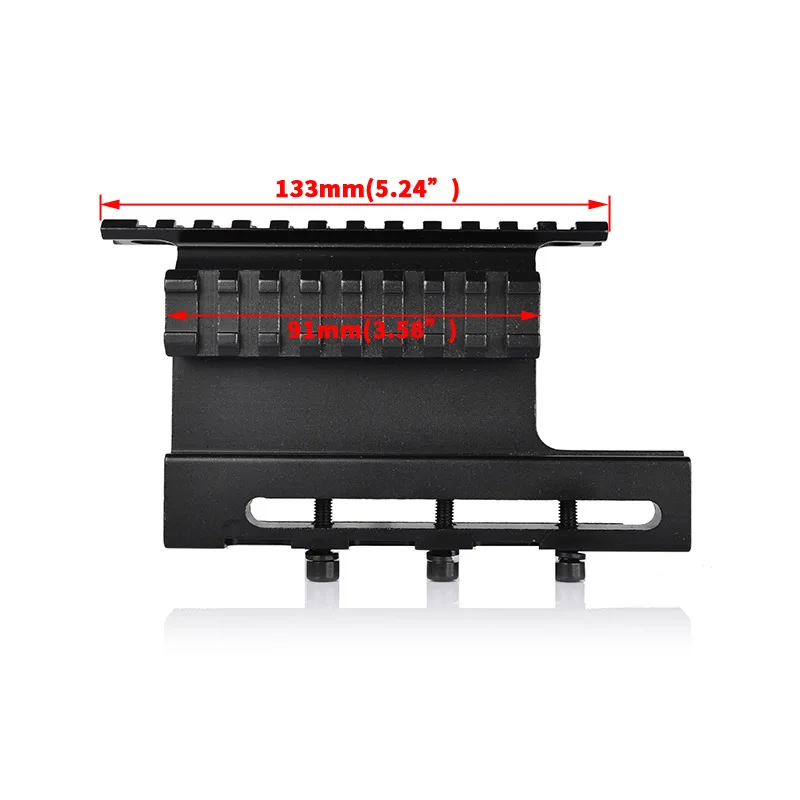 

TOtrait Tactical AK 47 / 74 Picatinny Weaver Rails AK Series QD Double Side Scope Mount Quick Release Airsoft Accessories