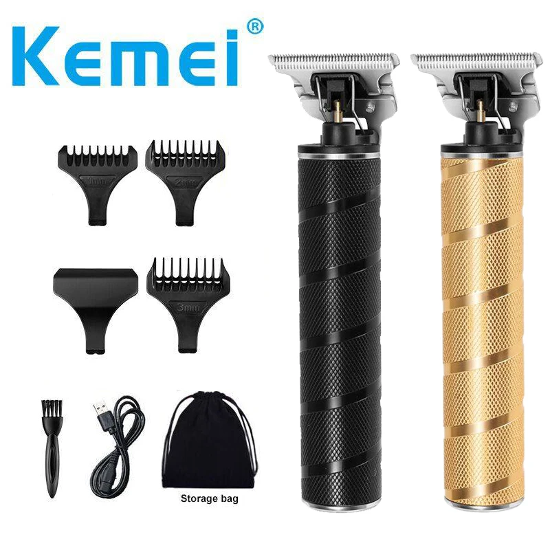 

Kemei KM-T9 машинка для стрижки волос аккумуляторная беспроводная для мужчин триммер для бороды 0 мм baldheed машинка для стрижки волос