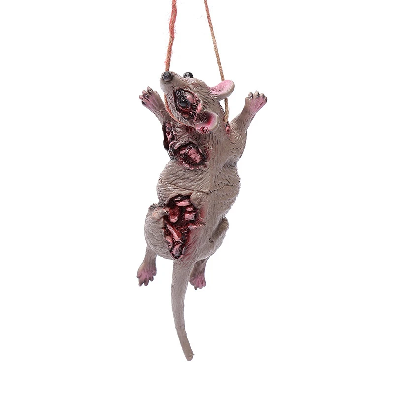 mouse Вечерние Висячие реквизиты для Хэллоуина, имитация мыши, летучей мыши, паука, поросенка, украшение дома с привидениями - Цвет: mouse