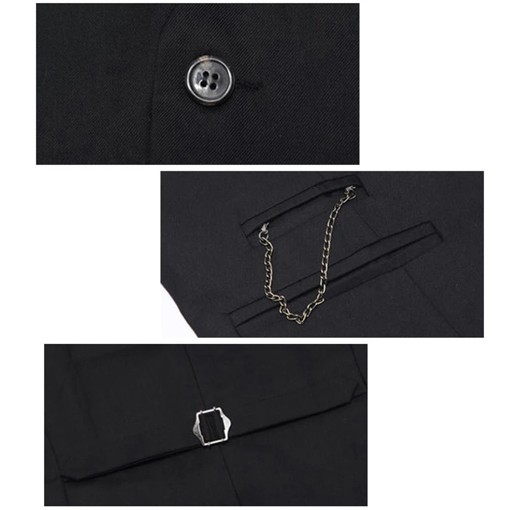 Модная мужская безрукавка солидные безрукавки жилеты Цвет с v-образной