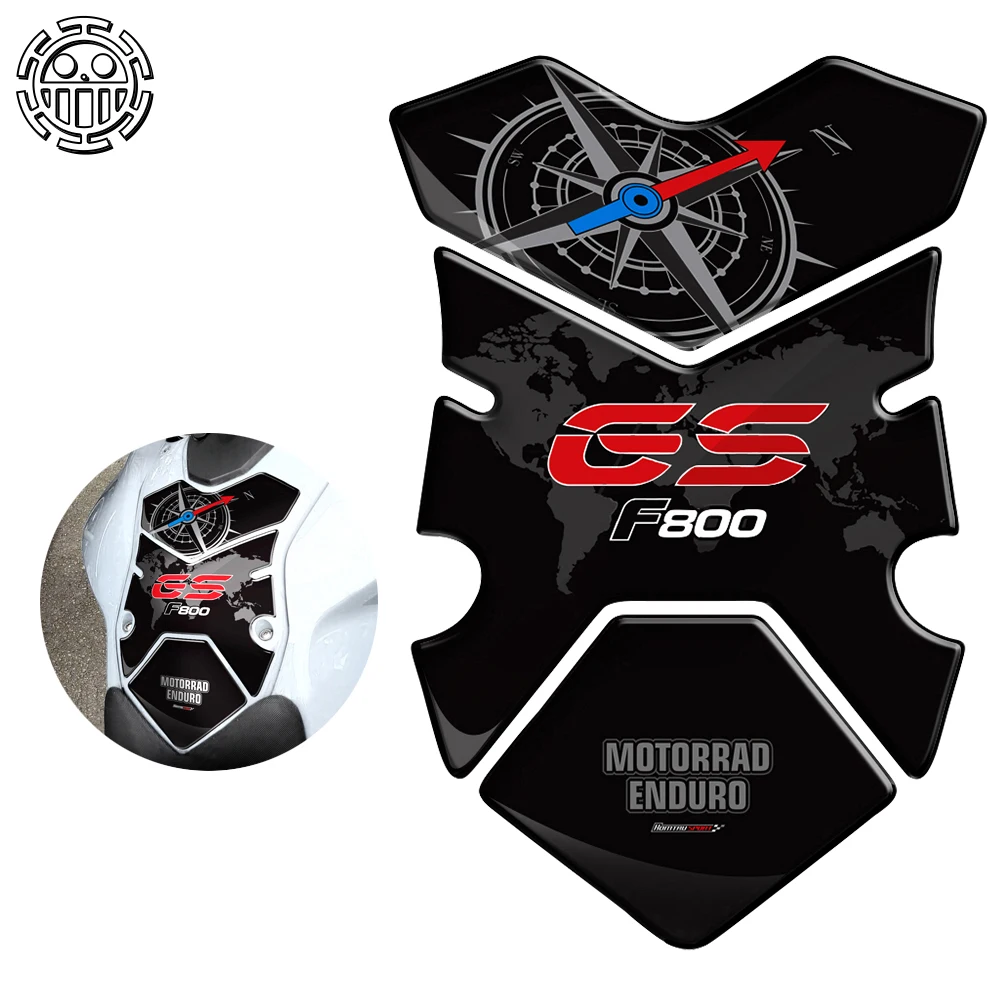 

3D F800 Gs Stickers Motorcycle Fuel Gas Tank Pad Protector Case for BMW F800GS F800 GS 2008-2012 Polyurethane Resin