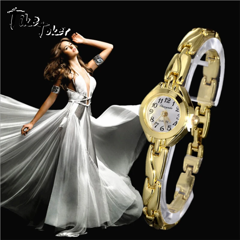 

Tike Toker Fashion trendsetter Bracelet Watch cute temperament versatile women's Watch