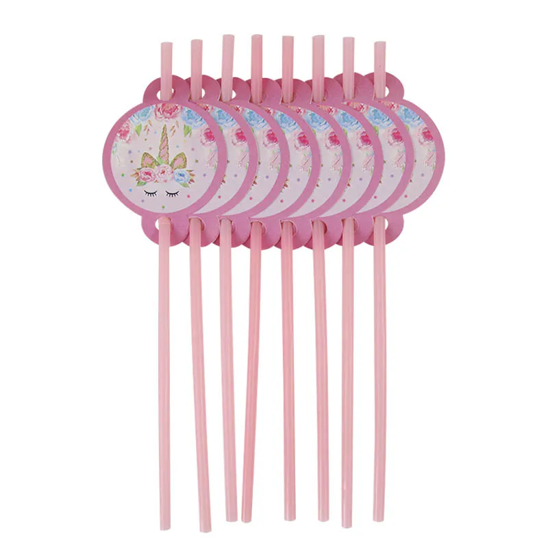 Набор одноразовой посуды в виде единорога 69 шт. | Дом и сад