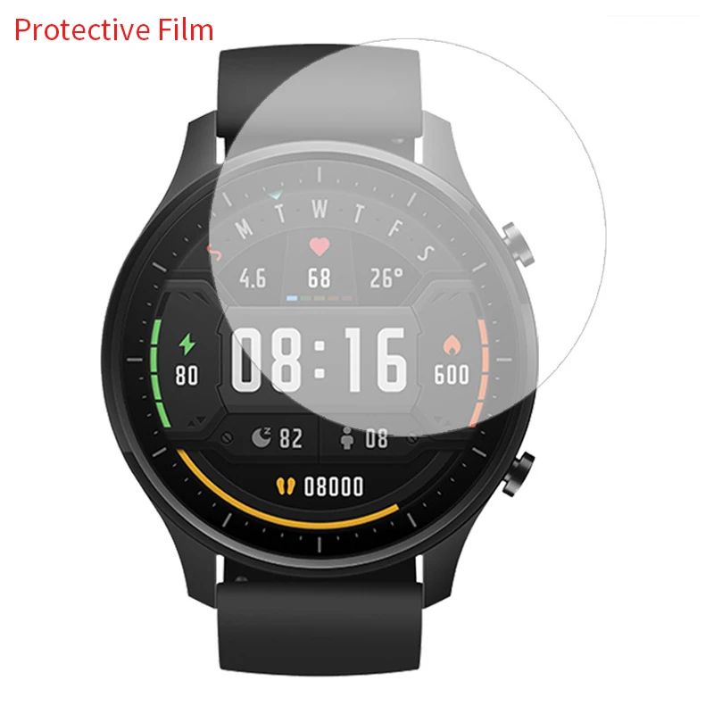 

Scratch-resistant Transparent Edge Full Soft Protective Film Cover For Xiaomi Smart Watch / Xiaomi Color Screen Protector