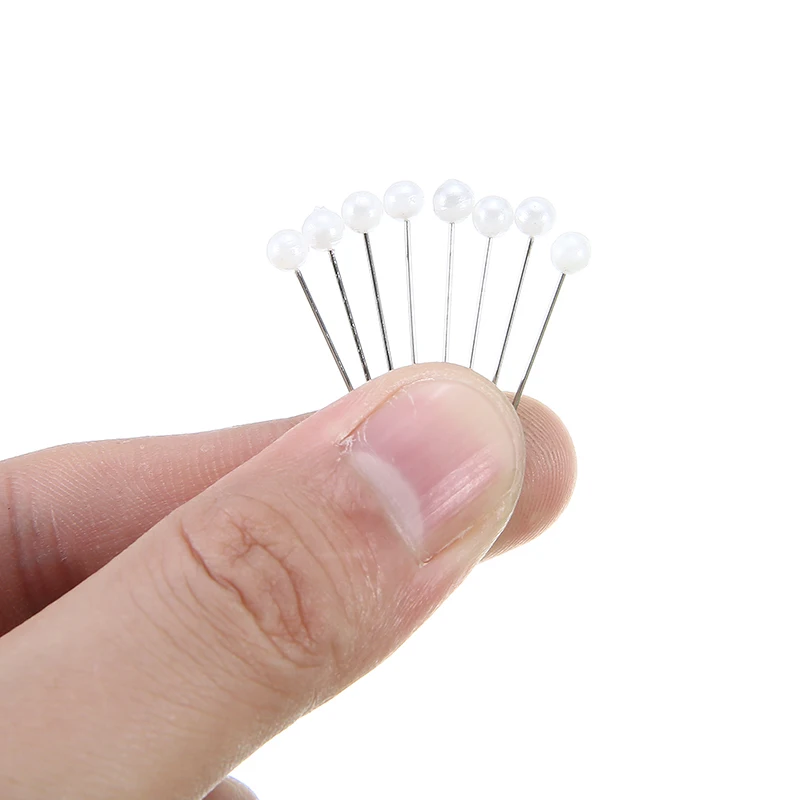 100 шт./лот сделай сам 3 7 см круглая булавка с жемчугом для изготовления одежды