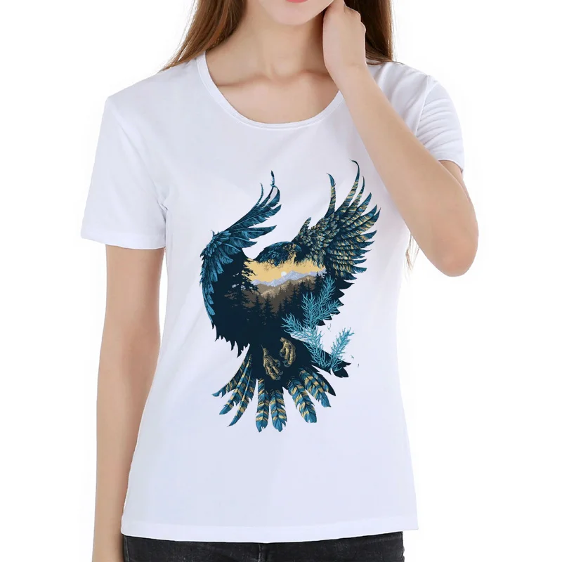Винтажная Дизайнерская футболка с совой модная женская коротким рукавом и
