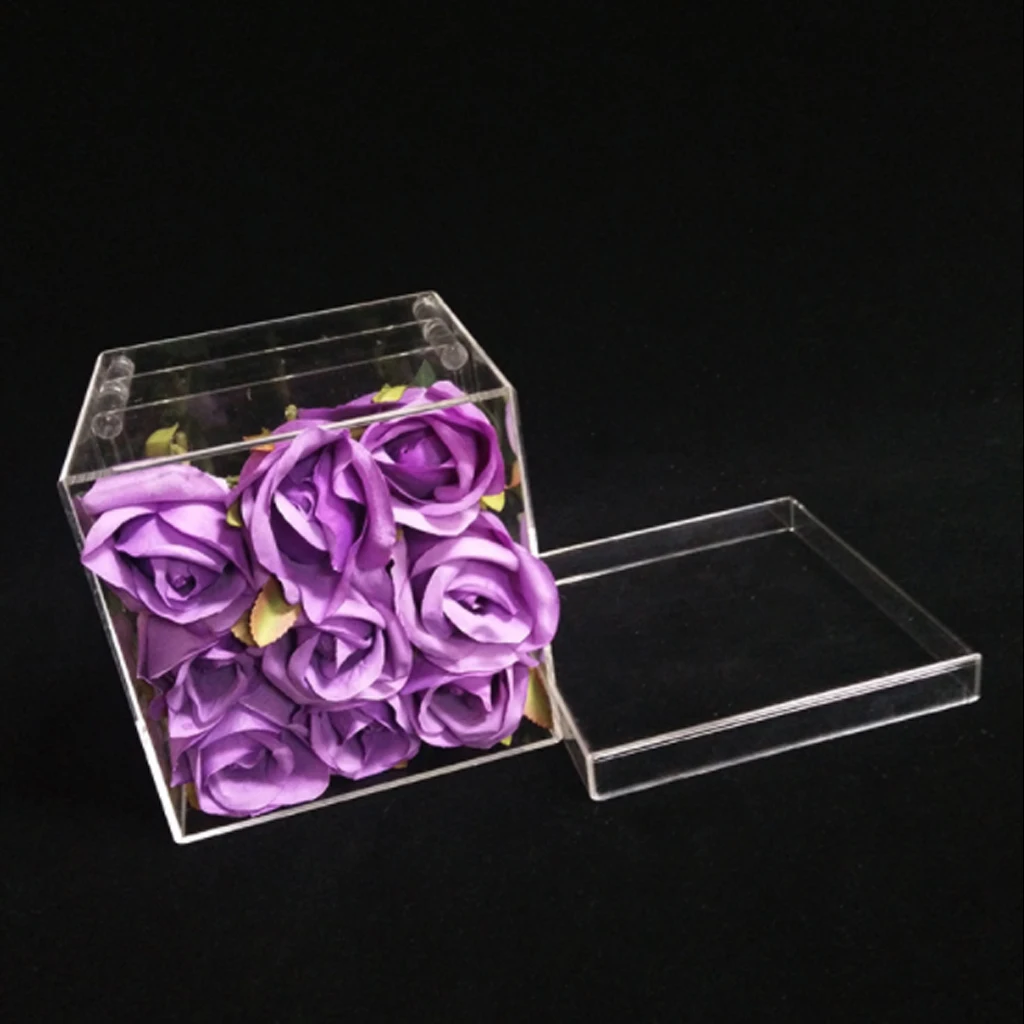 Прозрачный акриловый Органайзер для макияжа косметический Чехол-держатель