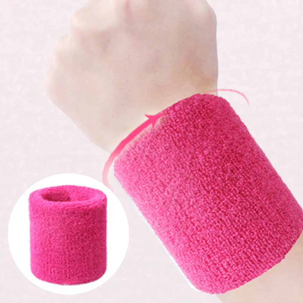 Спортивный браслет для мужчин и женщин повязка на запястье с мягким хлопковым