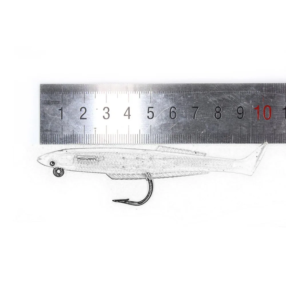 Мягкая приманка для морской рыбалки плавания угорь искусственные мягкие