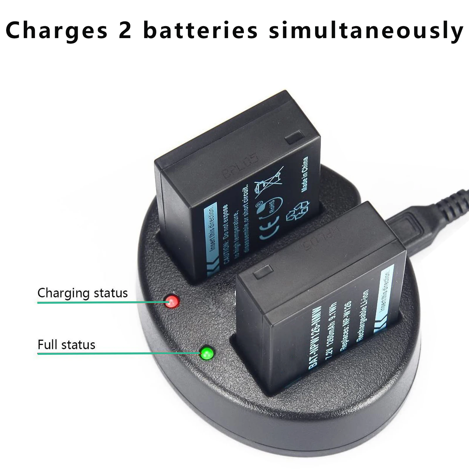 Аккумулятор для Fujifilm FinePix HS30EXR HS33EXR HS50EXR 2 шт. 1500 мАч