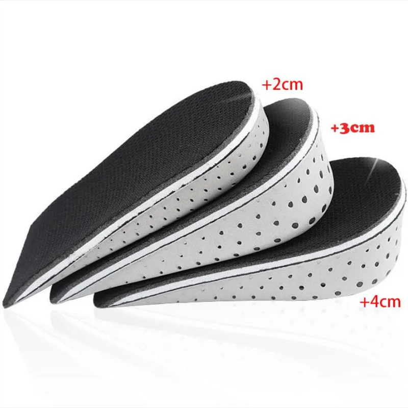 1 Pair Height Increase Insole Hard Breathable Memory Foam Heel Lifting Inserts Shoe Lifts Pads Elevator Insoles for Unisex | Обувь