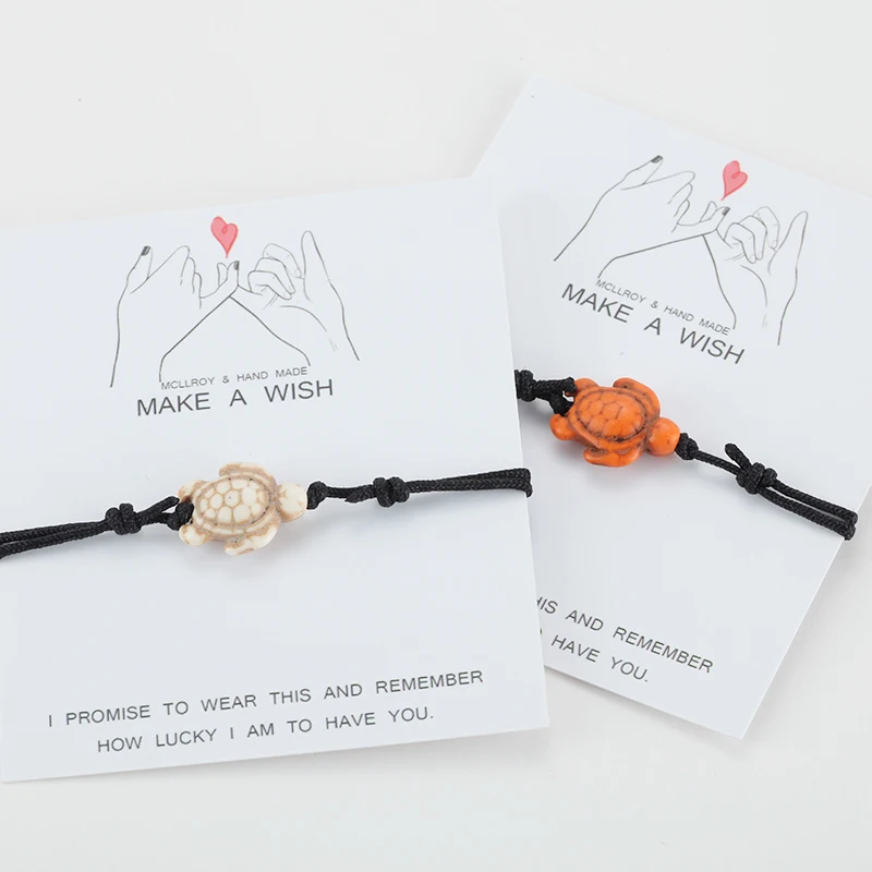 Sea Turtles Tortoise Charm Bracelets Card Bee Antique Animal Women Men Jewelry Red Black Many Colors Drop Shipping bracelet | Украшения и