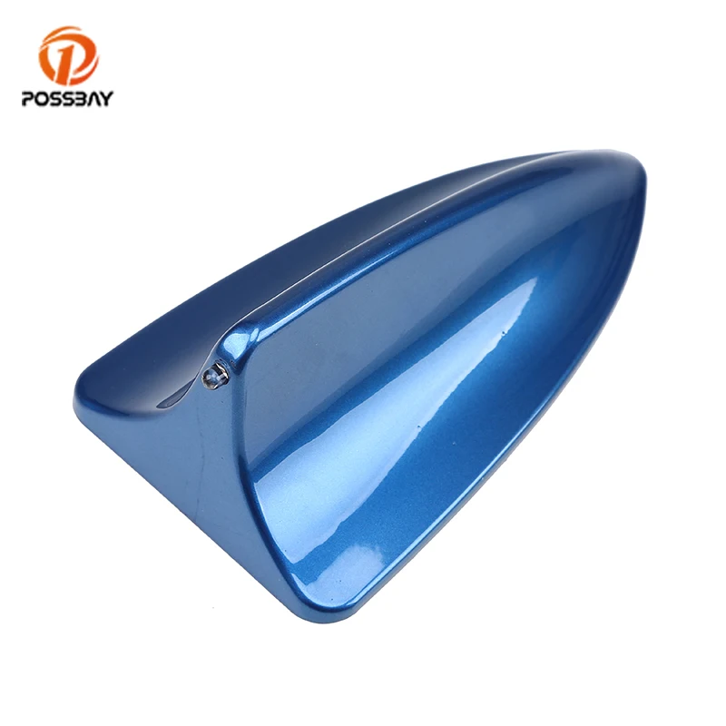 Универсальная автомобильная антенна POSSBAY плавник акулы синее украшение в виде