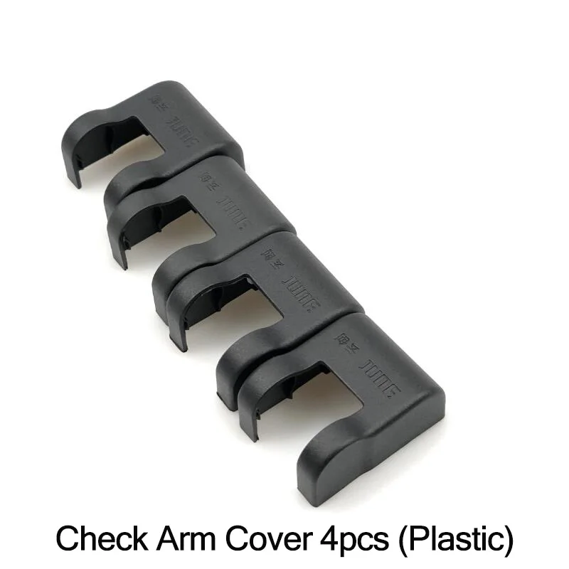 Check Arm Cover 4pcs Крышка дверного замка автомобиля Стайлинг анти ржавчины защитный чехол для dacia Sandero Stepway для Audi для Volkswagen авто аксессуары - Цвет: Check Arm Cover 4pcs