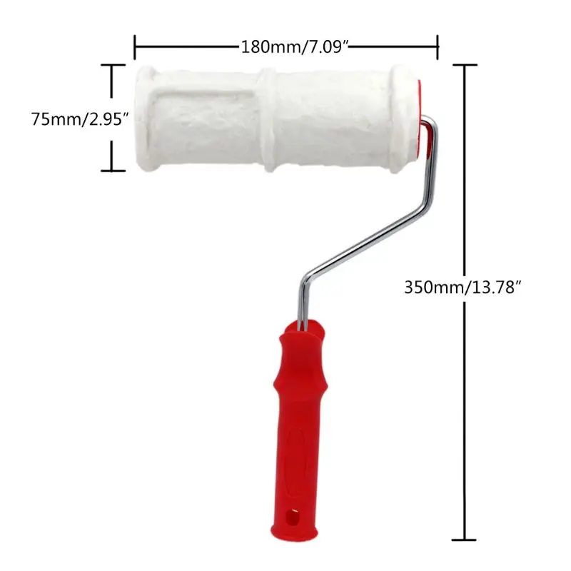 

Pattern Paint Roller Polyurethane Tool Environmental Protection Stamp Painting Decorative Cylinder Tools Imitate Stone for Wall