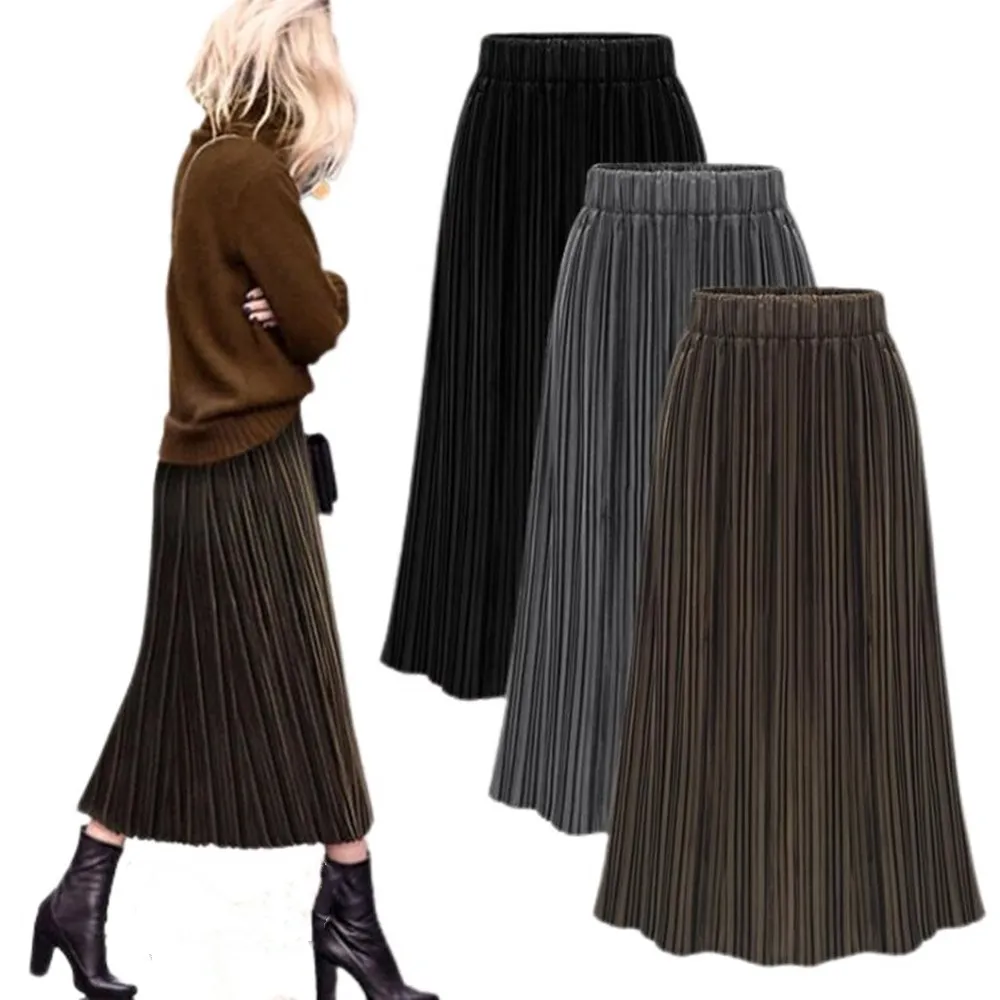 Демисезонный жировых женские Feman эластичный размера плюс с высокой талией а