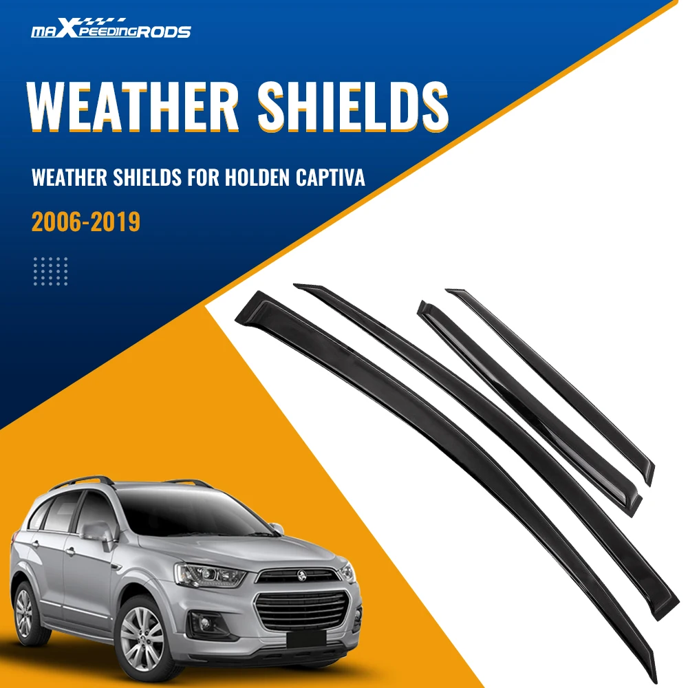 4PCS Weather Shields Weathershield for Holden Captiva CG SUV 2007-2018 Sun Visor | Автомобили и мотоциклы