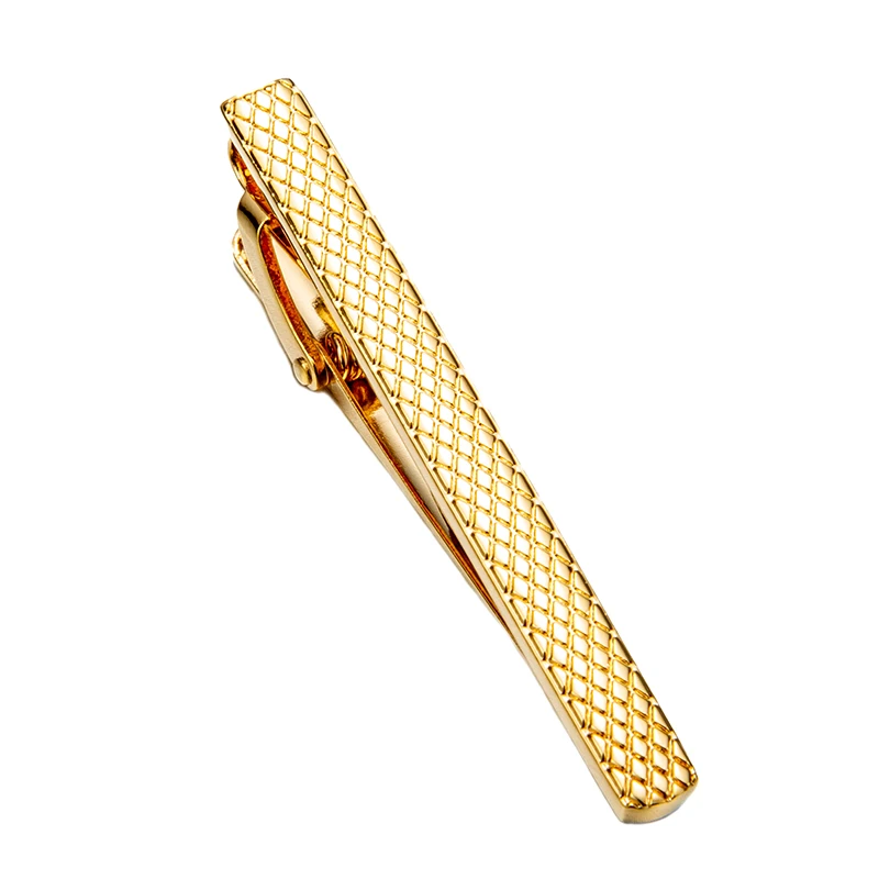 Gold luxury tie clip custom men's high-end business simple exquisite men's tie clip engraving free