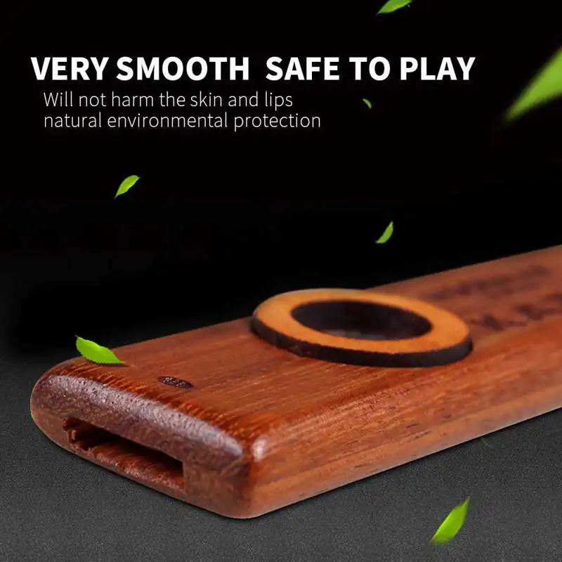 Деревянные Kazoos изысканный инструмент легко и веселиться для детей людей Hum
