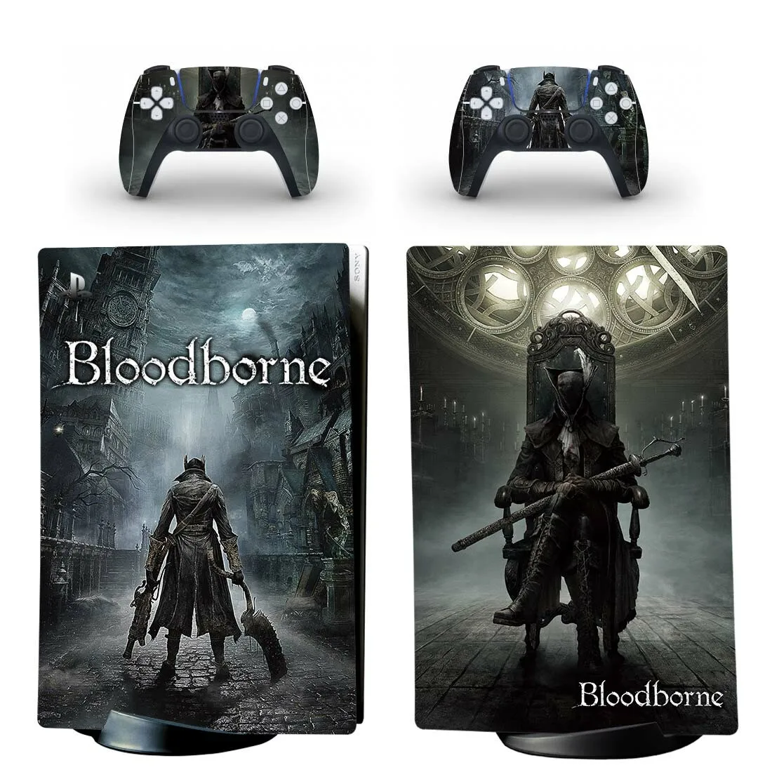 

Bloodborne PS5 Digital Skin Sticker Decal Cover for PlayStation 5 Console and 2 Controllers PS5 Skin Sticker Vinyl