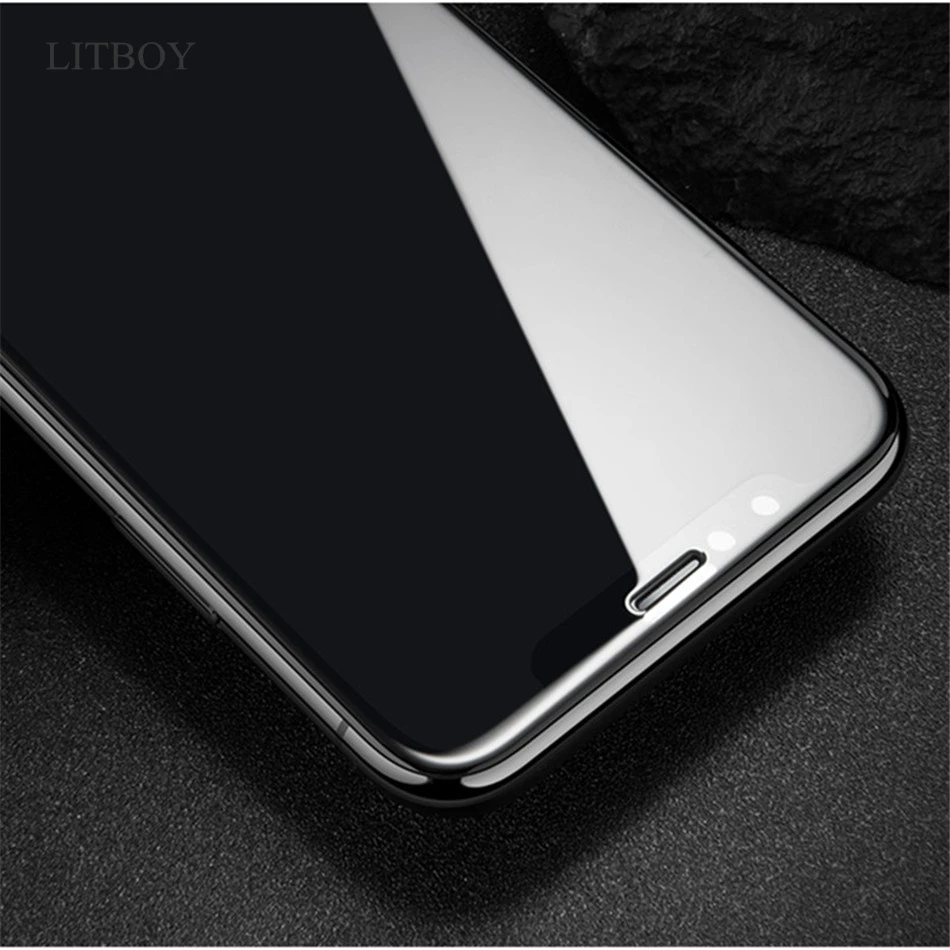 5D Curved Full Cover Protective Glass On iPhone 12 Pro mini 11 X XR XS Max Tempered Screen Protector 7 8 6 Plus | Мобильные телефоны