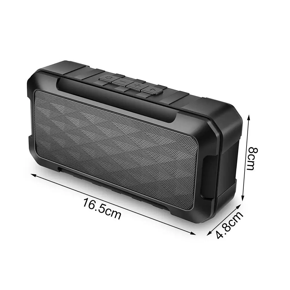 Высокое качество TWS Bluetooth радио динамик 10 Вт Портативный Открытый IPX5 Водонепроницаемый V5.0 радио динамик саундбокс с линией передачи данных