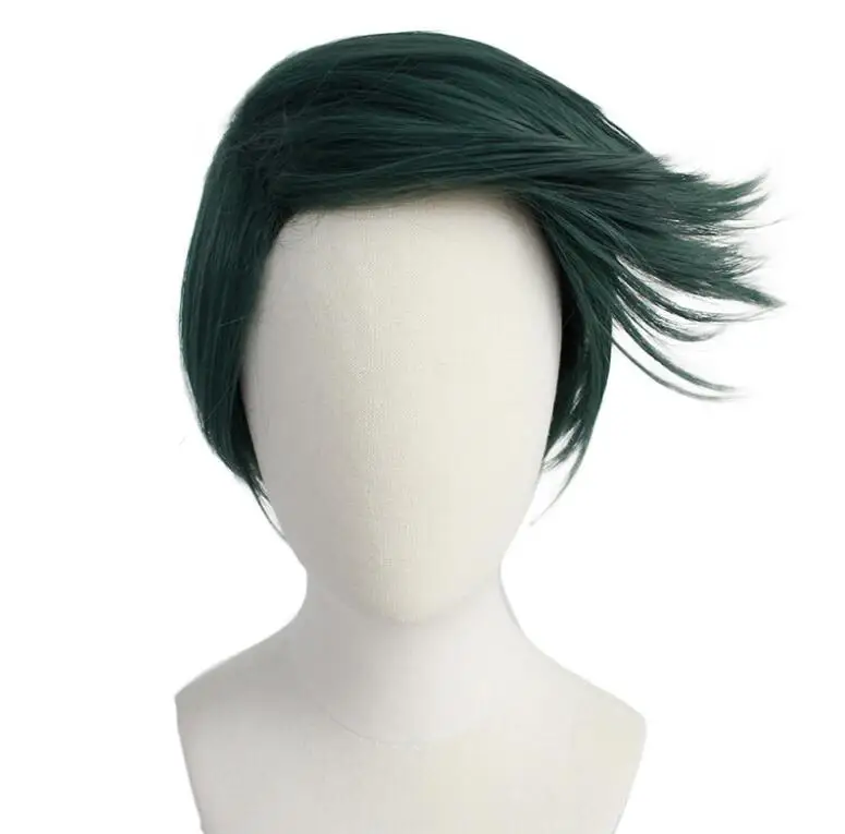 

Cosplay Men Women Party Wigs Anime JOJO's Bizarre Adventure Golden Wind Rohan Kishibe Wig Costume Heat Resistant Movie Hair