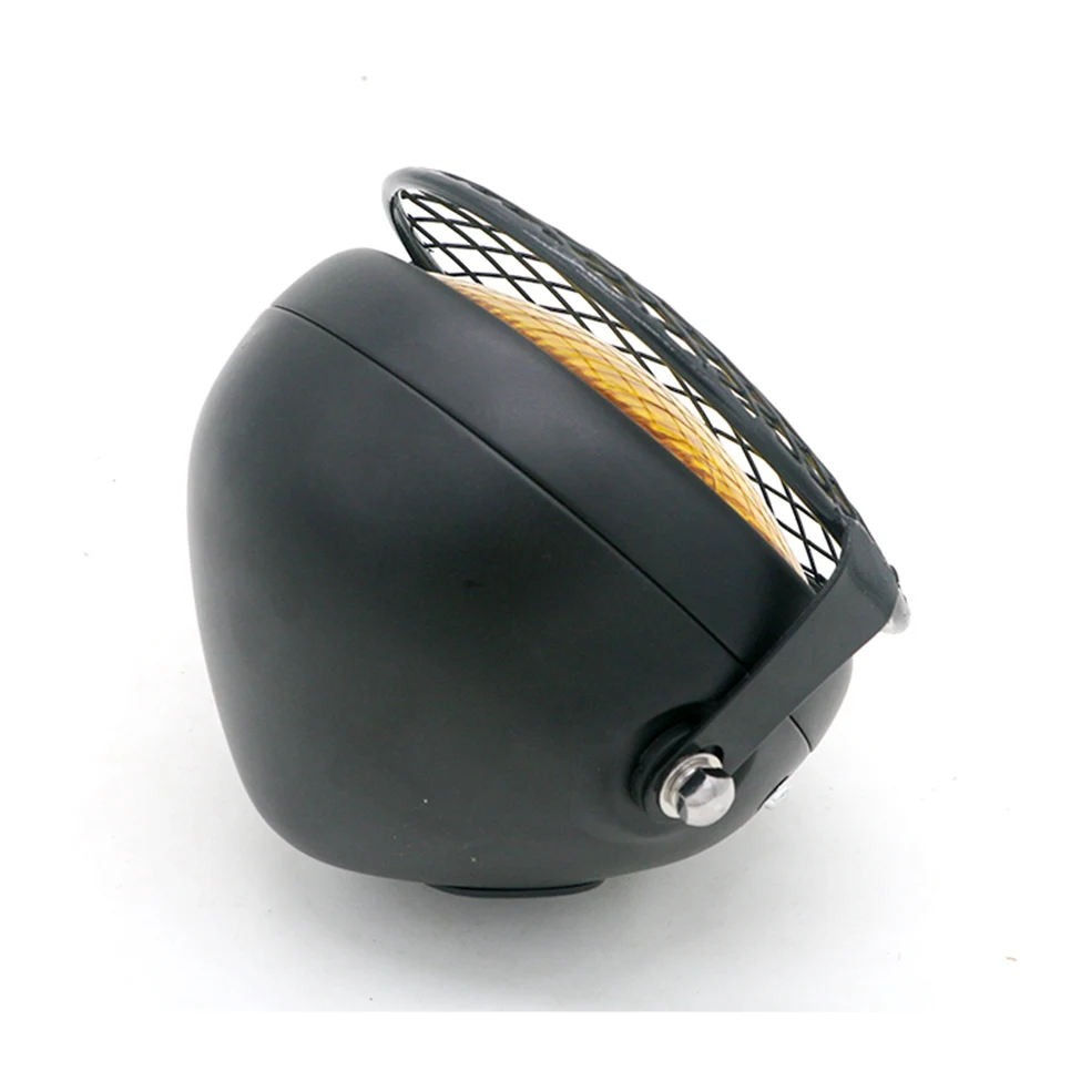 Комплект галогенных передних фар 35 Вт черная металлическая решетка для