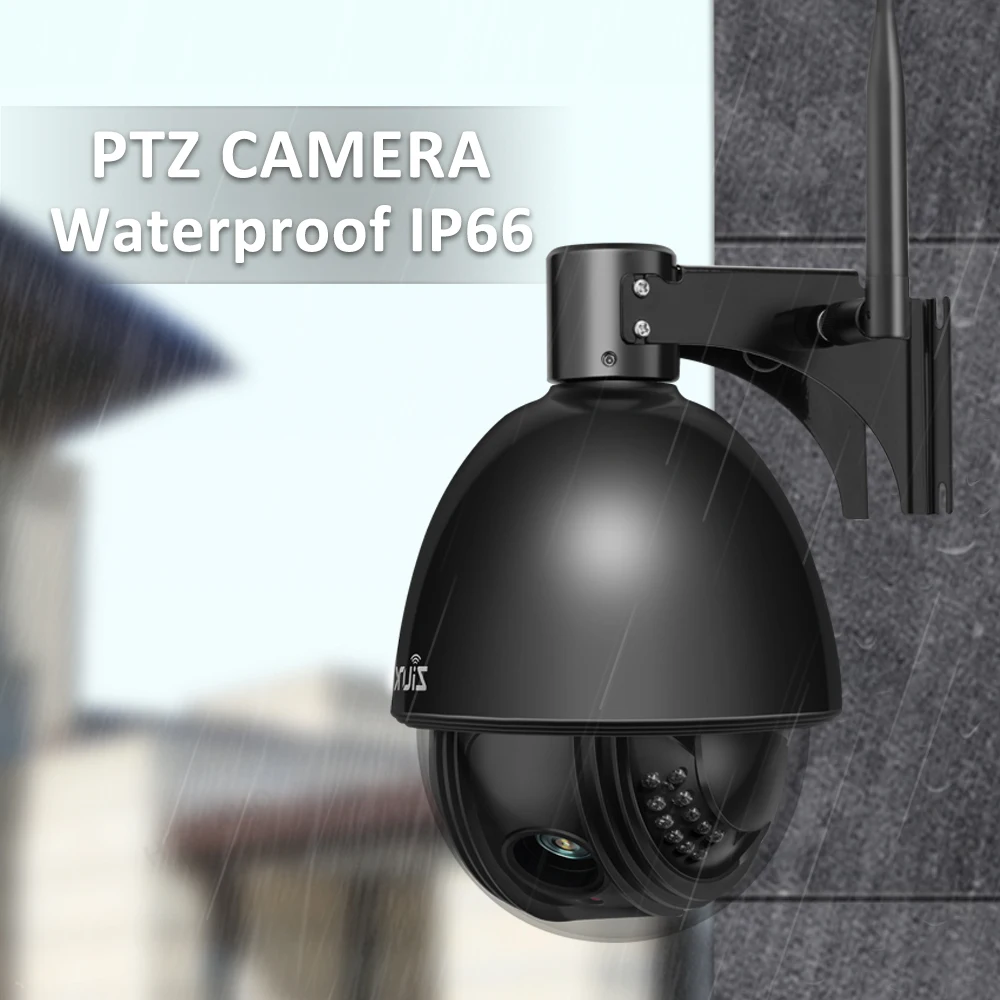 ZILNK 1080P Full HD PTZ скоростная купольная ip-камера с 5-кратным зумом, уличная Водонепроницаемая камера видеонаблюдения, WiFi, мини-камера с датчиком движения ONVIF H.264