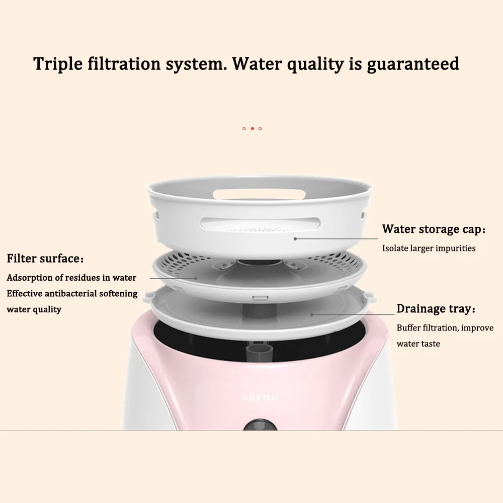 Электрическая поилка для домашних животных автоматический питьевой фонтанчик