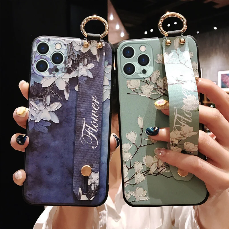 Чехол-держатель для телефона iPhone 11 SE 2020 7 Plus 8 X XR XS Max 6 6s Pro защитный роскошный