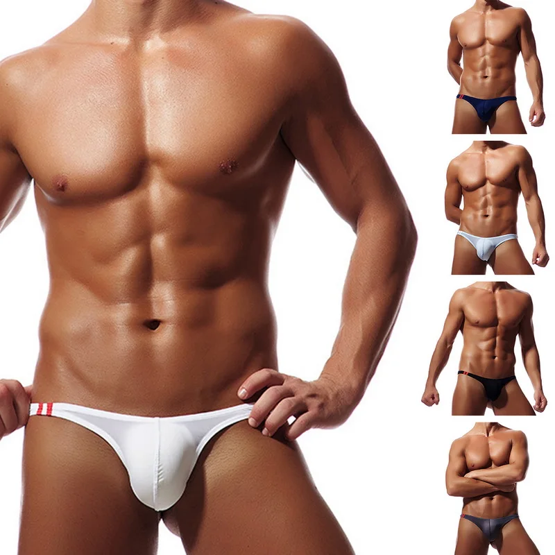 Vertvie низкая посадка бикини T Back стринги нижнее белье для мужчин скользящие геев
