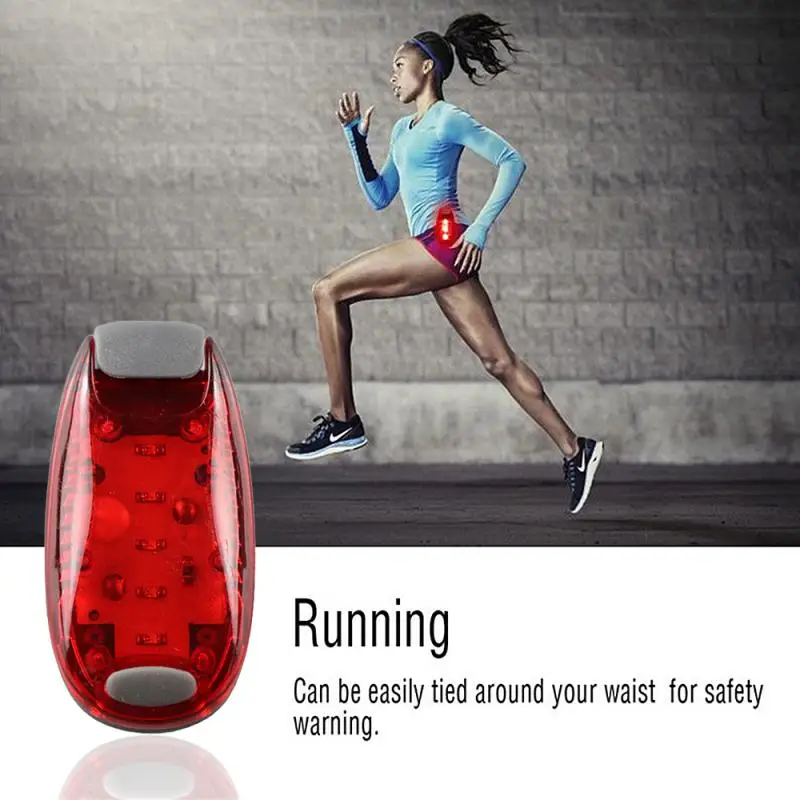 Multifungsi Sepeda Belakang Outdoor Yang Berkuda 5LED Peringatan Lampu Ransel Lampu Lampu Helm Sepeda Lampu Sepeda Aksesoris