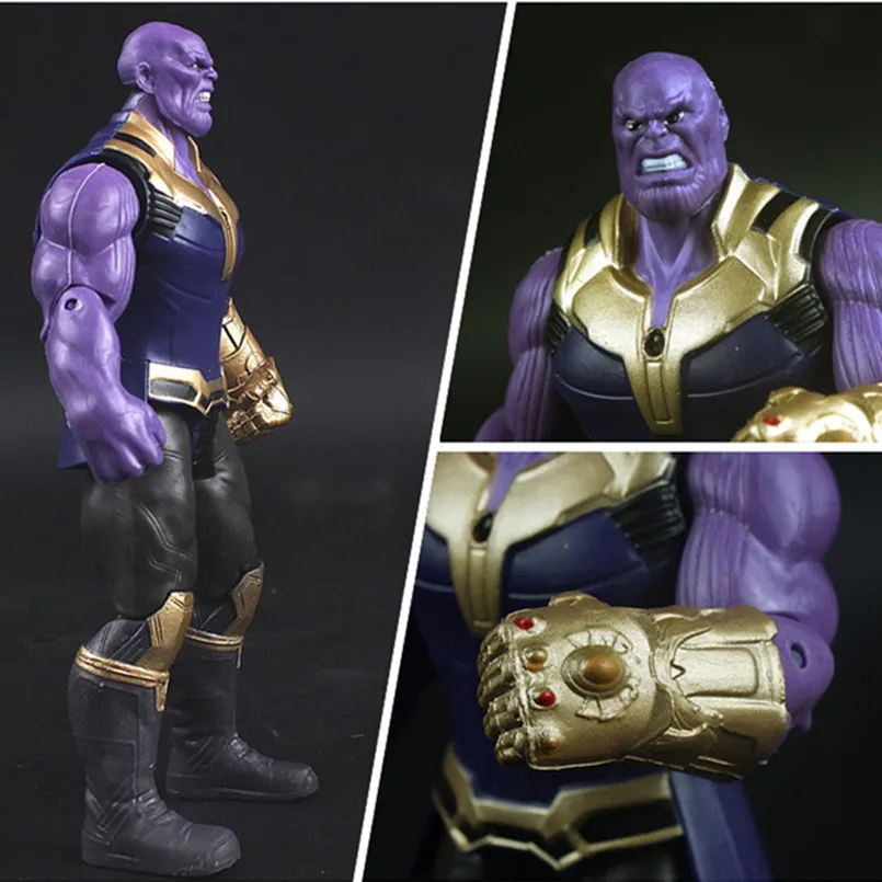 without box Новая Обновленная многошарнирная фигурка супергероев Marvel, Мстители, Капитан Америка, Тор, Железный человек, Человек-паук, Халк, танос, фигурки, игрушки для детей - Цвет: without box