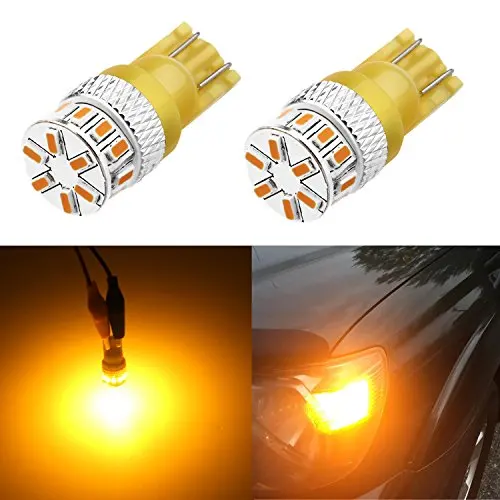 Фонари светодиодные Яркие желтые желтого цвета T10 168 18-SMD 12 В W5W 194 3014 | Автомобили и
