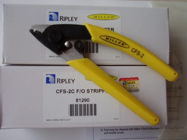 Original imported RIEPLAY Miller Tool CFS-2C Dual Port Fiber Stripper CFS-2-900C CFS-2-900 250μm-125μm 900μm-125μm CFS 2 Pilers