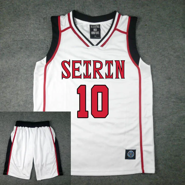 Комплект из майки и шортов Kuroko no Basuke Seirin High School No.11 Tetsuya No.10 | Тематическая одежда