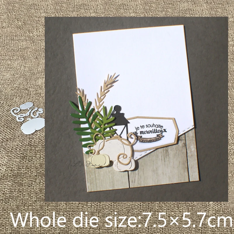 Новый дизайн металлический трафарет для рукоделия высечки в виде тыквы альбом